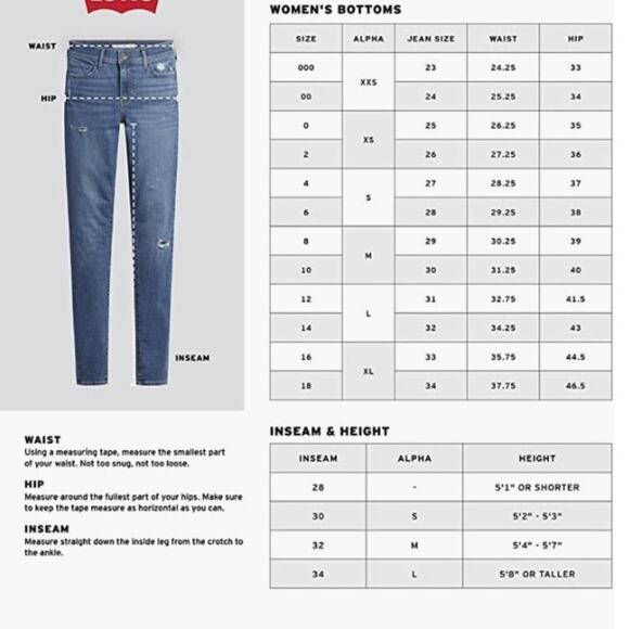 Levi's Women's 721 High Rise Skinny Jeans - Picture 4 of 4